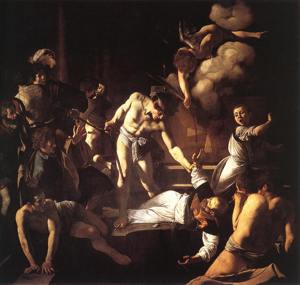 Caravaggio The Martyrdom of St. Matthew